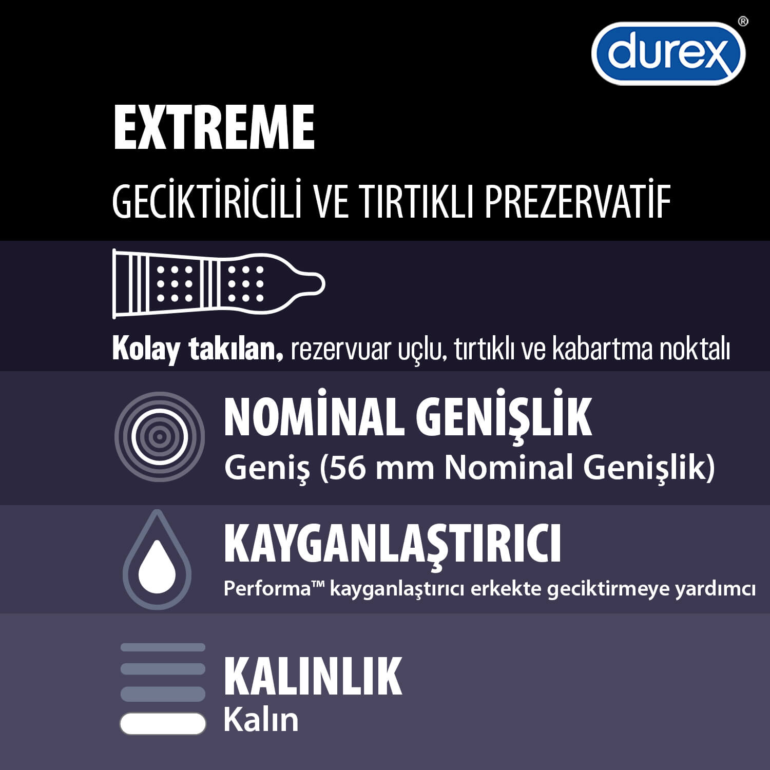 Durex Extreme 10'lu Prezervatif – Durex Türkiye