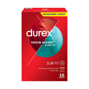 Durex 16'lı Yakın Hisset Slim Fit