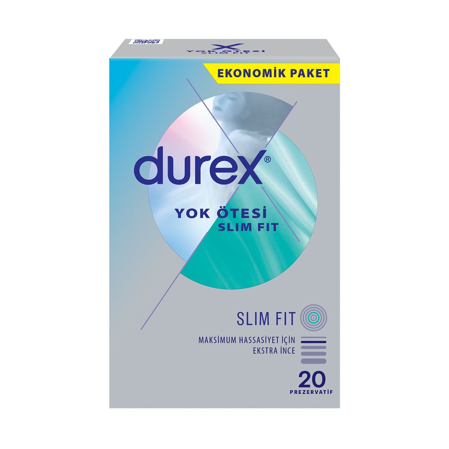 Durex Yok Ötesi Slim Fit 20’li Prezervatif