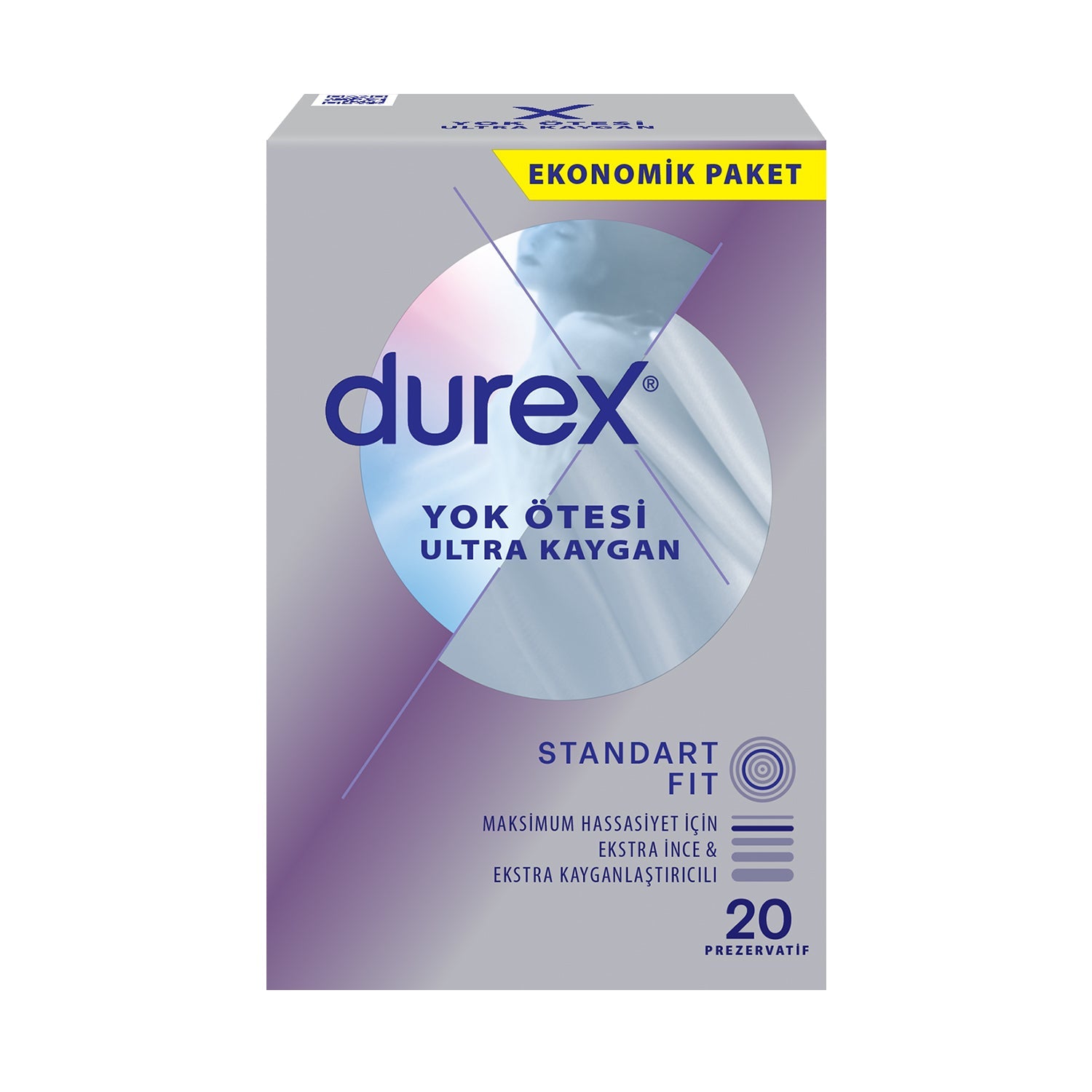 Durex Yok Ötesi Ultra Kaygan 20'li Prezervatif