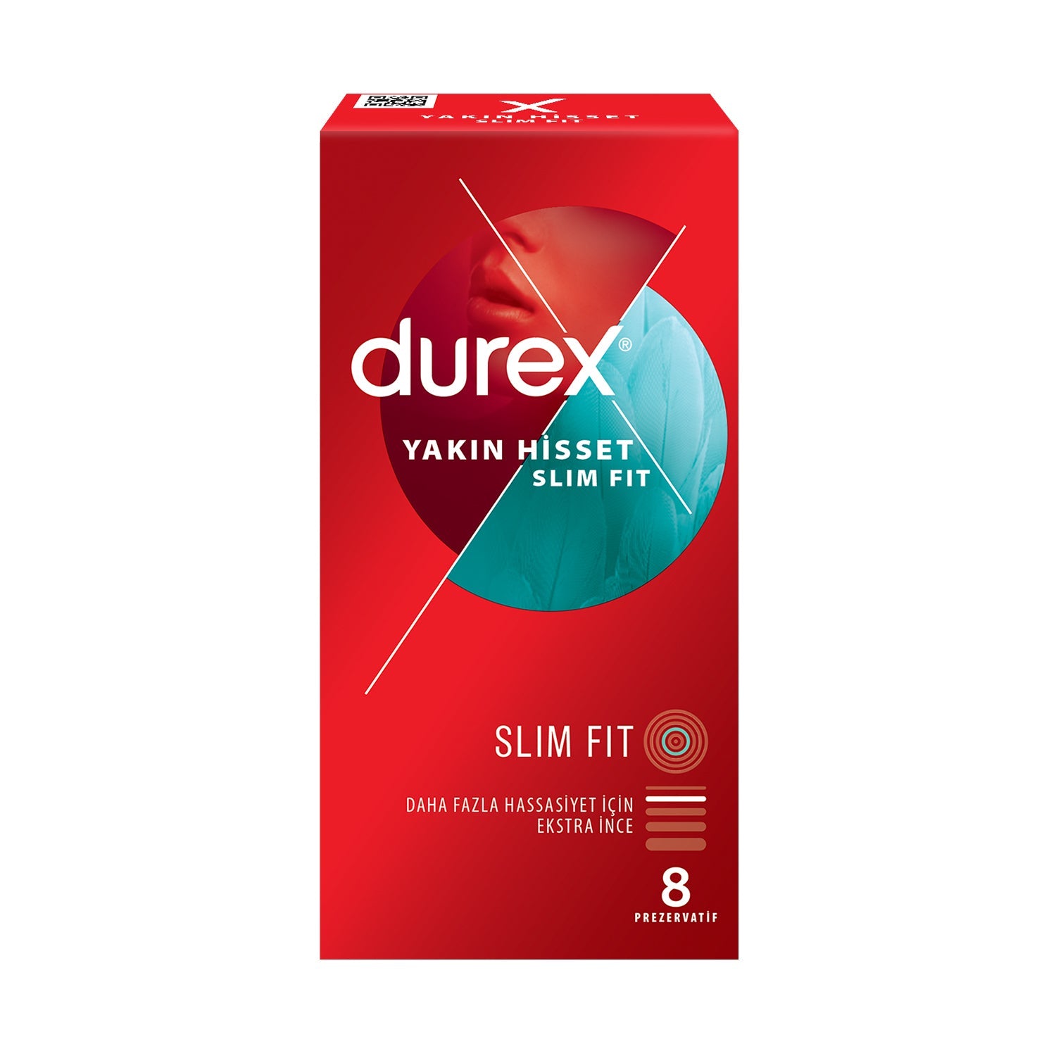 Durex 8'li Yakın Hisset Slim Fit