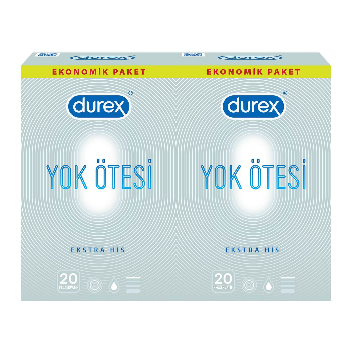 Durex Yok Ötesi Ekstra His 40'li Prezervatif