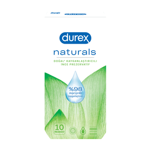 Durex Naturals 10'lu Prezervatif