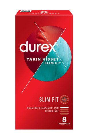 Durex Yakın Hisset Slim Fit 8'li